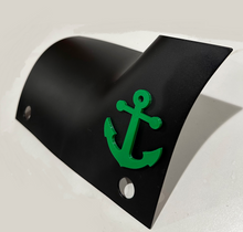 Load image into Gallery viewer, Boat Anchor in 3d Blk w Green For Jeep Wrangler JL JLU & Jeep Gladiator JT 2/4 Door, Exterior Accessories 2PC Unique Cowl Cover