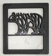 Load image into Gallery viewer, Bear Roots Style in 3D - Black Jeep Wrangler JK/JKU/JL Rear Tail Light Covers (2019-2024) non Led Version - Gone Fishing