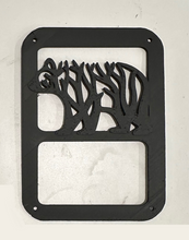 Load image into Gallery viewer, Bear Root Style 3D Black For Jeep Wrangler JK/JKU Rear Tail Light Covers - Peaceful