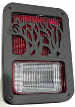 Load image into Gallery viewer, Bear Root Style 3D Black For Jeep Wrangler JK/JKU Rear Tail Light Covers - Peaceful