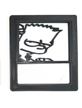 Load image into Gallery viewer, Cartoon Boy in 3D - Black for Jeep Wrangler JK/JKU/JL Rear Tail Light Covers (2019-2024) non Led Version - Gone Fishing