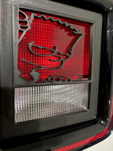 Load image into Gallery viewer, Cartoon Boy in 3D - Black for Jeep Wrangler JK/JKU/JL Rear Tail Light Covers (2019-2024) non Led Version - Gone Fishing