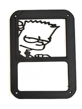 Load image into Gallery viewer, Bart Cartoon Boy in 3D Black For Jeep Wrangler JK/JKU Rear Tail Light Covers-