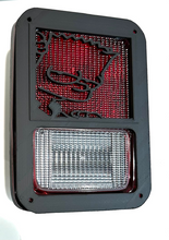 Load image into Gallery viewer, Bart Cartoon Boy in 3D Black For Jeep Wrangler JK/JKU Rear Tail Light Covers-