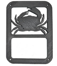 Load image into Gallery viewer, Full Crab in 3D Black For Jeep Wrangler JK/JKU Rear Tail Light Covers- Gone Fishing Crabbin