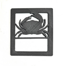 Load image into Gallery viewer, Full Crab in 3D - Black for Jeep Wrangler JK/JKU/JL Rear Tail Light Covers (2019-2024) non Led Version) Gone Fishin Crabin