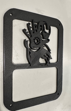 Load image into Gallery viewer, Ironman Full Suit with Sunglasses in 3D Black For Jeep Wrangler JK/JKU Rear Tail Light Covers- Silhouette