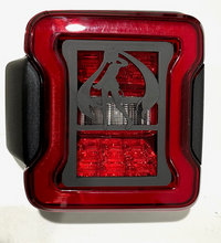 Load image into Gallery viewer, Japanese Anime Long Hair Girl in 3D for Jeep Wrangler Led Version JK/JKU/JL Rear Tail Light Covers (2019-2024) Led Version - Super Hero