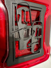 Load image into Gallery viewer, Dual Moai Stone Head in 3D for Jeep Wrangler Led Version JK/JKU/JL Rear Tail Light Covers (2019-2024) Led Version - Hawaiian