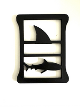 Load image into Gallery viewer, Shark with Fin in 3D for Jeep Wrangler Led Version JK/JKU/JL Rear Tail Light Covers (2019-2024) Led Version Shark Teeth Jaws