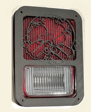 Load image into Gallery viewer, The World is in you hands in 3D Black For Jeep Wrangler JK/JKU Rear Tail Light Covers - Love Peace Happiness