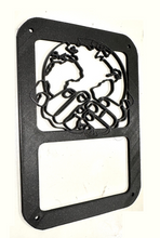 Load image into Gallery viewer, The World is in you hands in 3D Black For Jeep Wrangler JK/JKU Rear Tail Light Covers - Love Peace Happiness