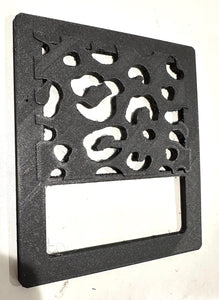 Cheetah Pattern in 3D - Black for Jeep Wrangler JK/JKU/JL Rear Tail Light Covers (2019-2024) non Led Version) Cougar