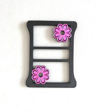 Load image into Gallery viewer, Flowery Flower in 3D Blk w Pink for Jeep Wrangler Led Version JK/JKU/JL Rear Tail Light Covers (2019-2023) Led Version - Beautiful Hawaiian
