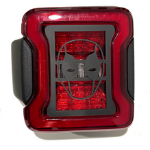 Load image into Gallery viewer, Ironman Face Battle in 3D for Jeep Wrangler Led Version JK/JKU/JL Rear Tail Light Covers (2019-2024) Led Version - Super Hero
