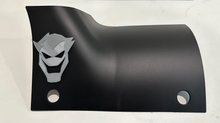 Load image into Gallery viewer, Joker Face in 3d Blk w Grey For Jeep Wrangler JL JLU &amp; Jeep Gladiator JT 2/4 Door, Exterior 2PC - Cowl Cover - Harley Quinn Batman
