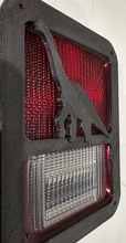 Load image into Gallery viewer, Long Neck Dinosaur 3D Black For Jeep Wrangler JK/JKU Rear Tail Light Covers
