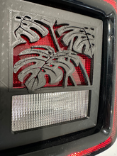 Load image into Gallery viewer, Tea Leaf in 3D - Black for Jeep Wrangler JK/JKU/JL Rear Tail Light Covers (2019-2024) non Led Version) Love plants
